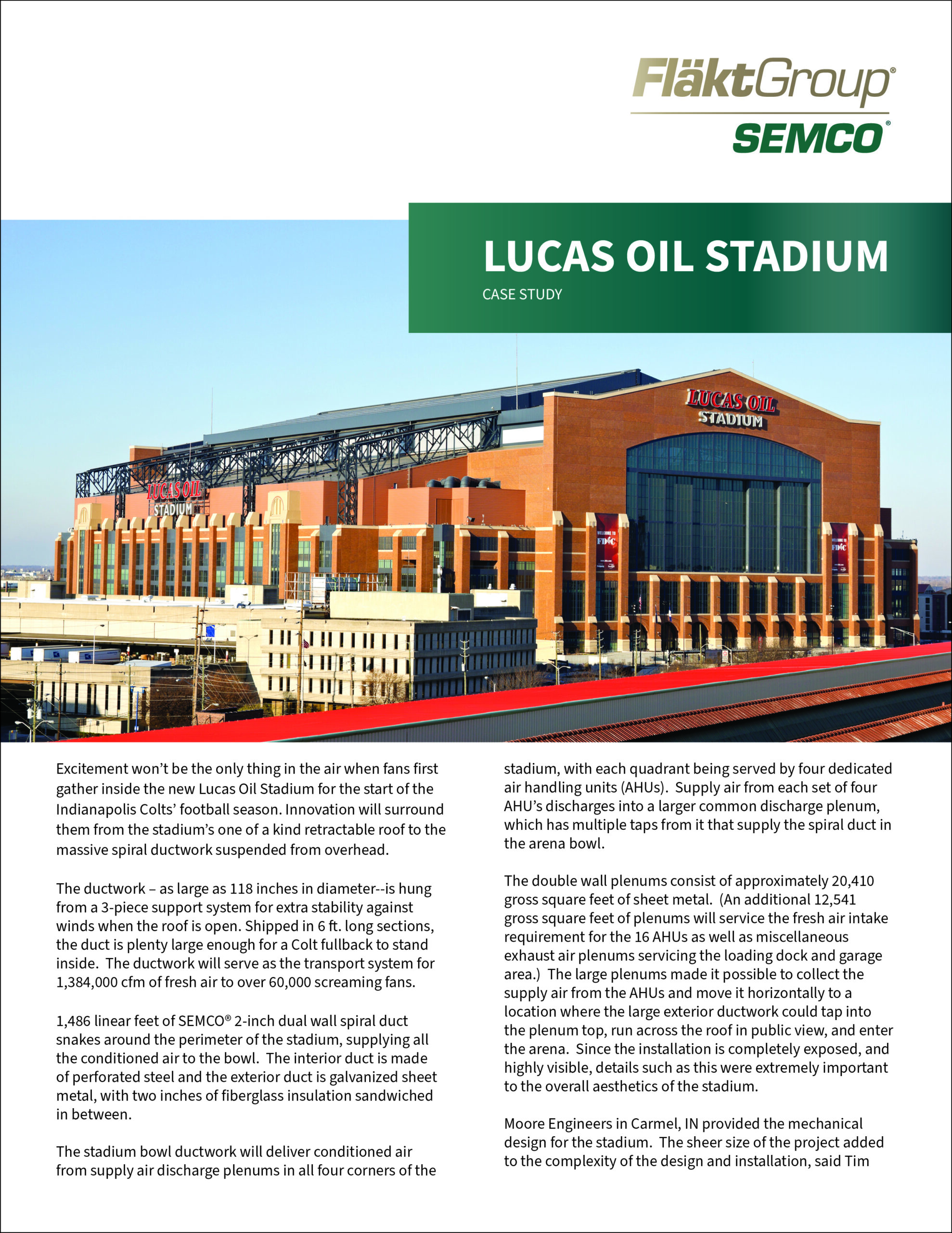 Lucas Oil Stadium Case Study