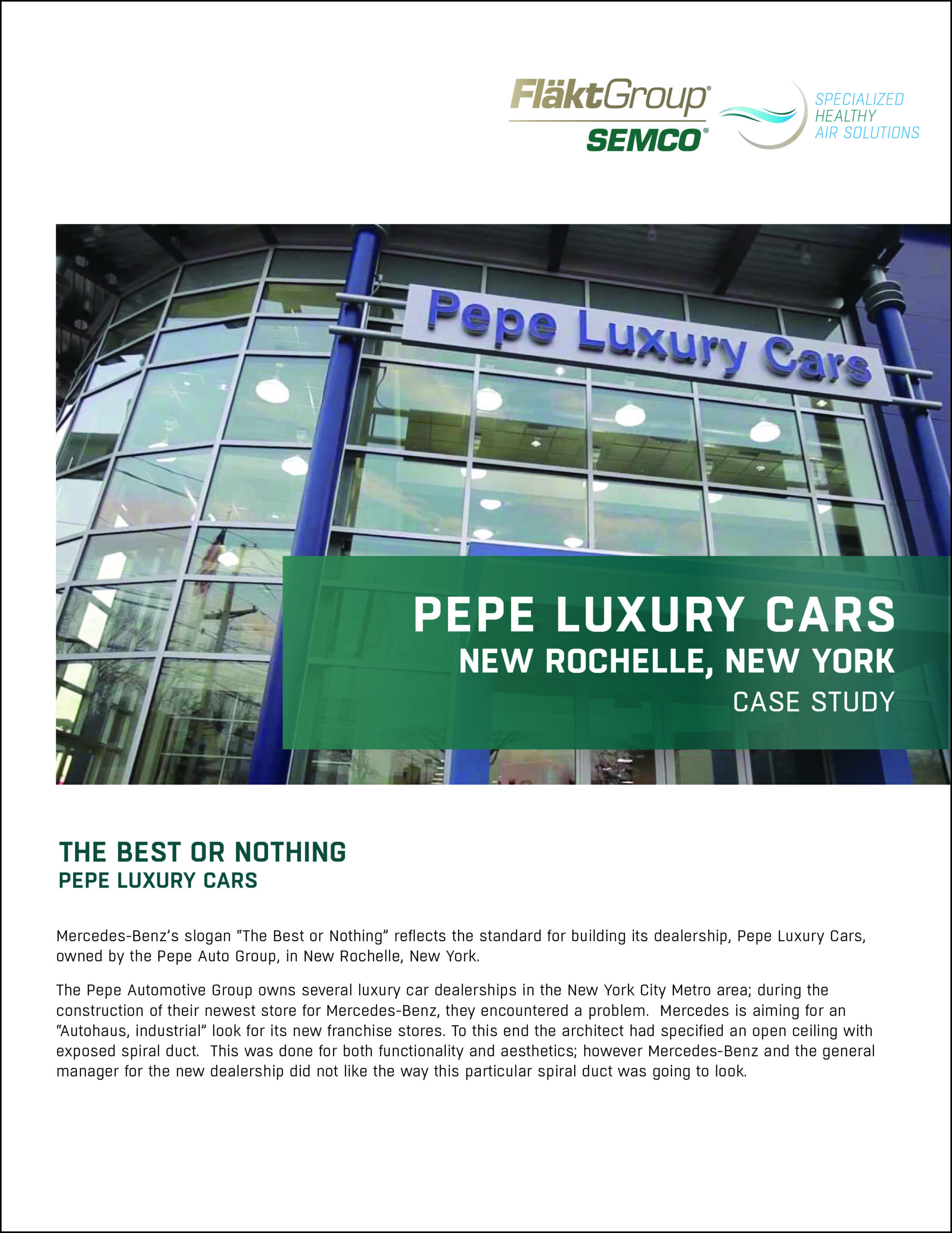 Pepe Luxury Cars Case Study
