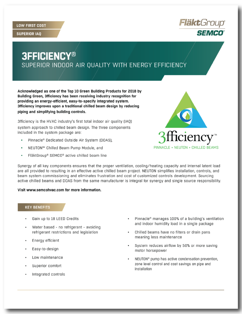 3fficiency™ Features & Benefits