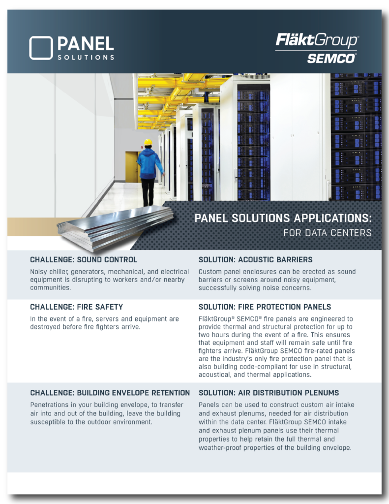 Data Center Panels Custsheet