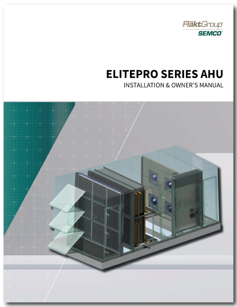 ElitePro Series AHU - Installation & Owner's Manual
