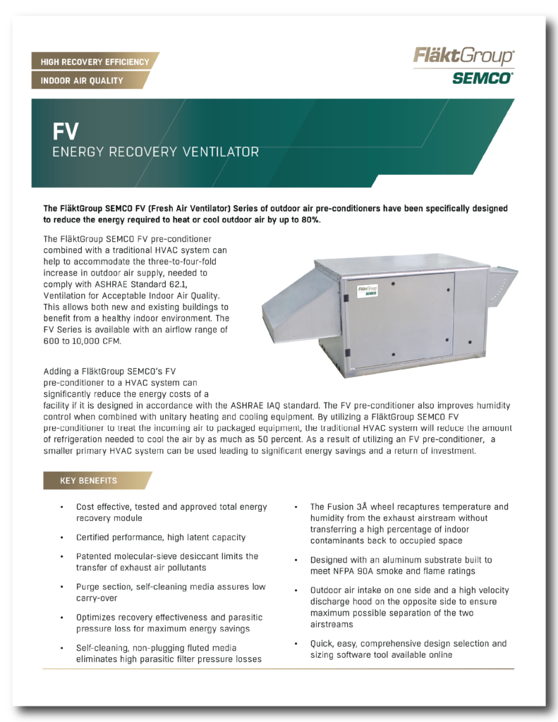 FV Series Features & Benefits