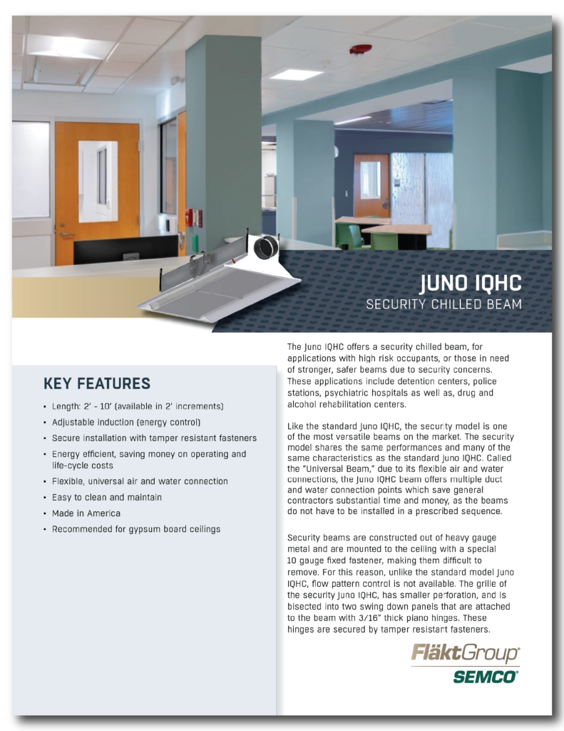 Juno IQHC Security Beam - Cutsheet