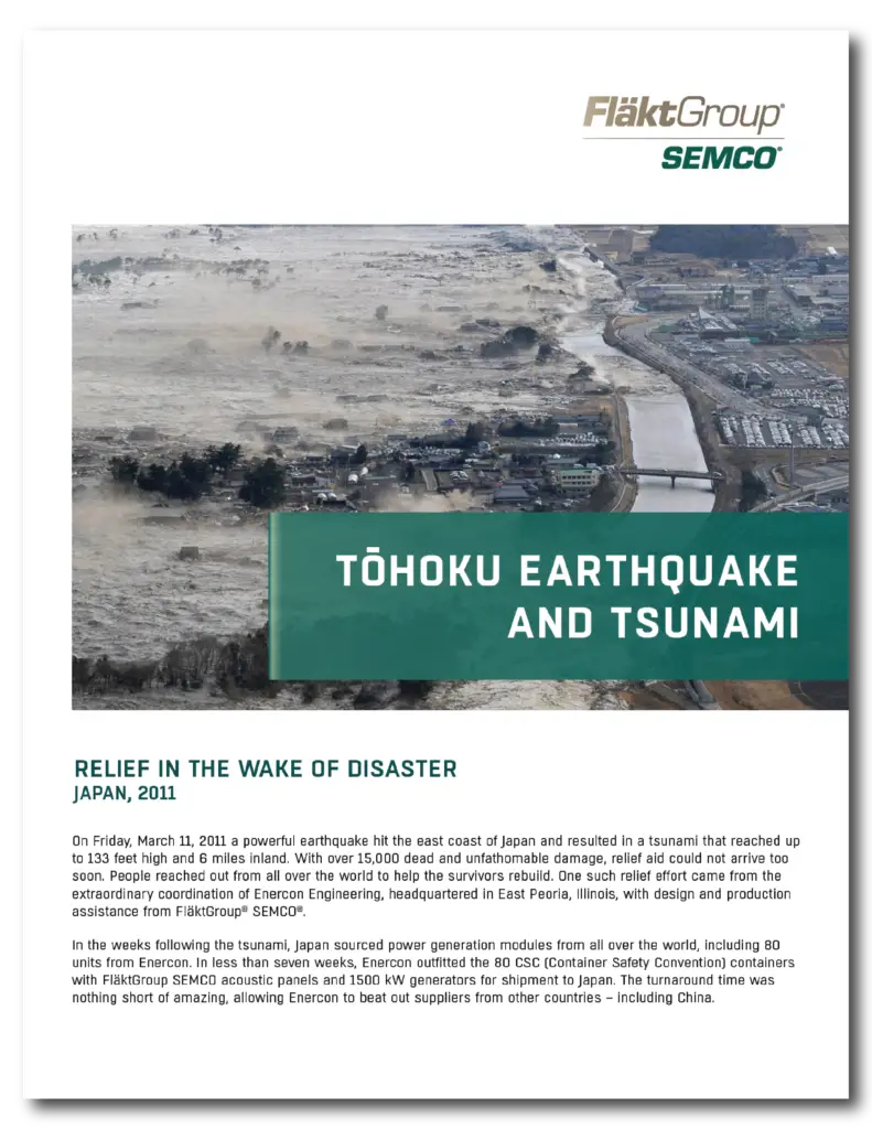 Tohoku Earthquake Case Study