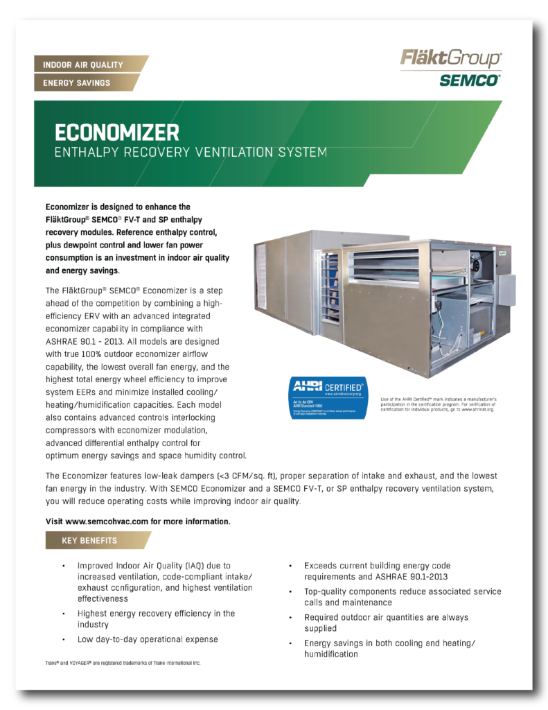 Economizer Features & Benefits