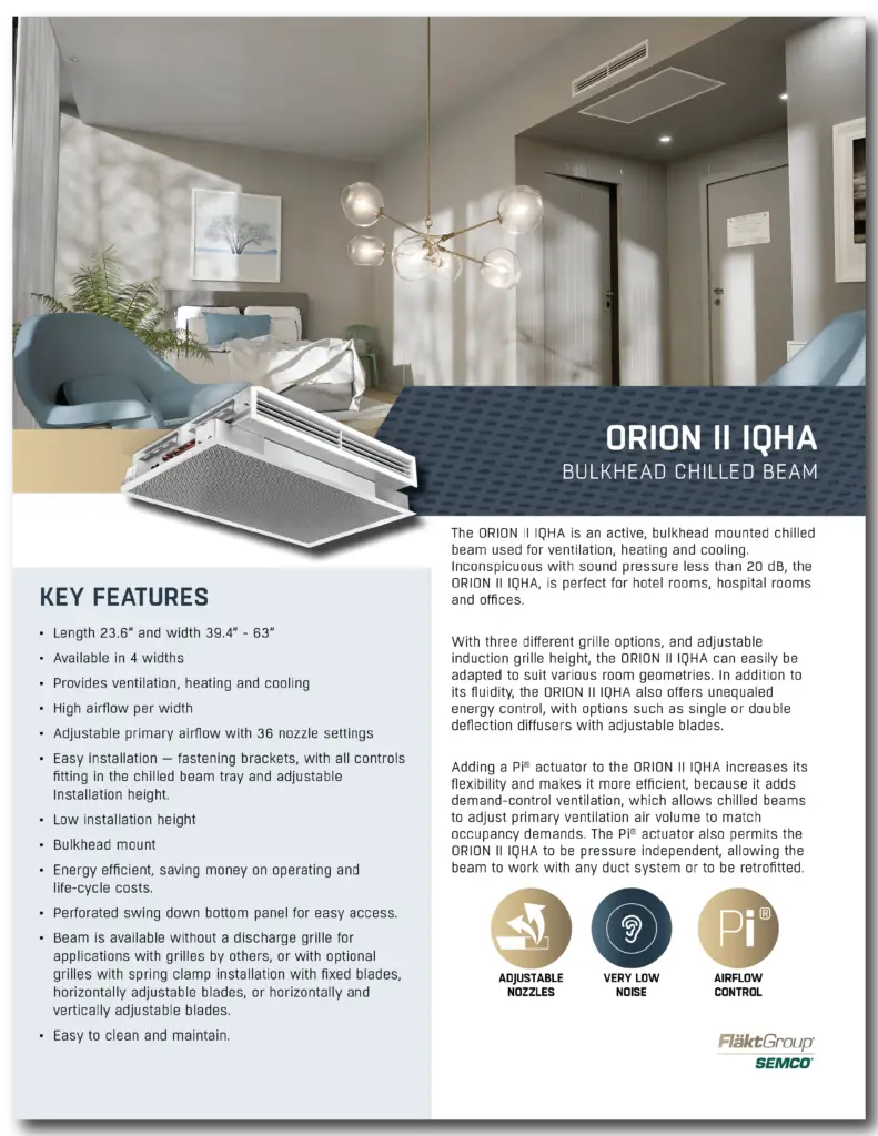ORION II IQHA Cutsheet